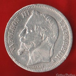 Napoléon III - 1 Francs - 1867 - Paris