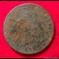 Napoléon III - 2 Centimes - 1855 - Bordeaux