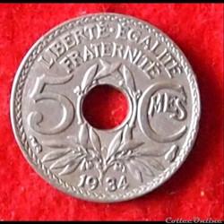 Lindauer - 5 Centimes - 1934