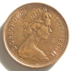 2 Pence - 1975