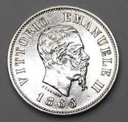 50 Centesimi - 1866 M BN