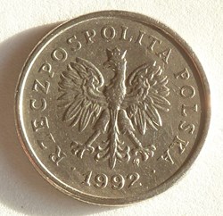 1 Zloty - 1992 MW