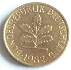 10 Pfennig - 1982 J