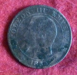 Napoléon III - 5 Centimes - 1855 - Rouen