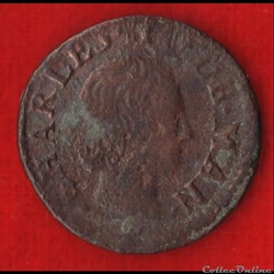 Principauté d'Arches-Charleville - 1653 - Denier tournois