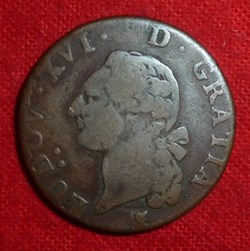 1 Sol - 1791 - Limoges