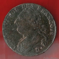 12 Deniers - 1792 - Dijon