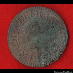 Denier Tournois - 1582 - Paris