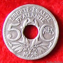Lindauer - 5 Centimes - 1926