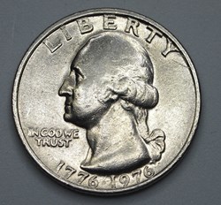 1/4 dollar ( 25 cents ) - 1976