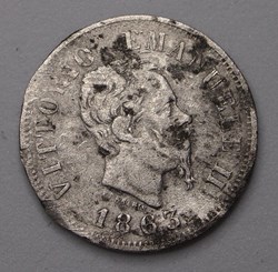 50 Centesimi - 1863 M BN