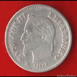 Napoléon III - 20 Centimes - 1867 - Paris