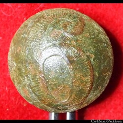 Allemagne - Bouton de la 6ème compagnie Empire Germanique - 1871/1918