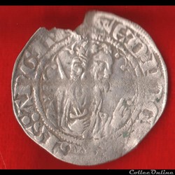 Duché d'Aquitaine - 1362-1364 - Demi-gros