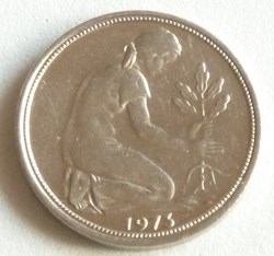 50 Pfennig - 1973 F
