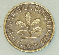 5 Pfennig - 1971 J