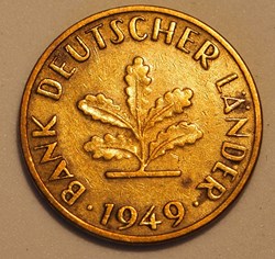 10 Pfennig - 1949 J
