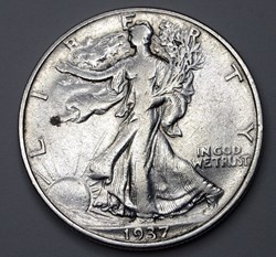 1/2 dollar ( 50 cents ) - 1937
