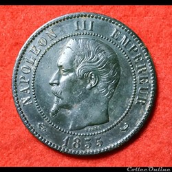 10 Centimes - 1855 - Lille