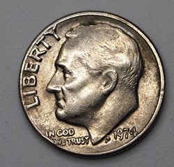 1 dime ( 10 cents ) - 1974