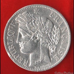 2 Francs - Cérès - 1887 - Paris