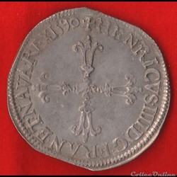 Quart d'écu - 1590 - Compiègne