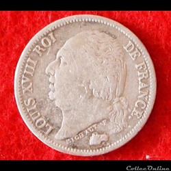 1/2 Franc - 1823 - Paris