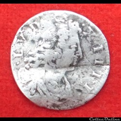 2 sols des traitants - 1676 - Paris