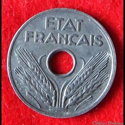 État Français - 20 Centimes - 1943
