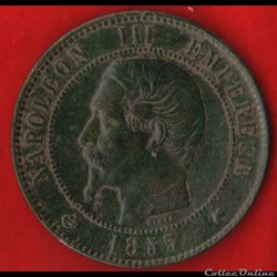10 Centimes - 1855 - Bordeaux