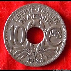 Lindauer - 10 Centimes - 1924 Eclair