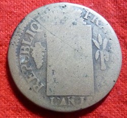 Convention - 1 Sol - 1793 - Strasbourg