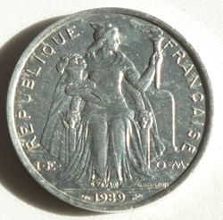 5 Francs - 1989