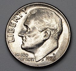 1 dime ( 10 cents ) - 1973 D