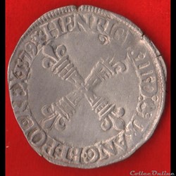 Quart d'écu - 1579 - Nantes