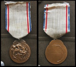 Médaille de la Reconnaissance française (1917) (1er modèle)