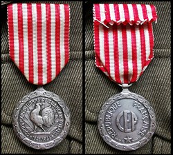 Médaille commémorative de la campagne d'Italie 1943-1944 (1953)