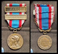Médaille commémorative d’Afrique du Nord (premier modèle 1956-1958)