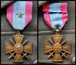 Croix de Guerre des Théâtres d’Opérations Extérieurs - TOE (1921)