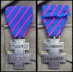 Médaille commémorative des Services volontaires dans la France Libre (1946)