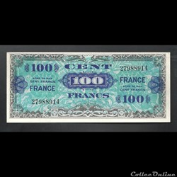100 francs US 1944