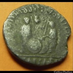 denier AUGUSTE DIVI F PATER PATRIAE.