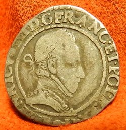 HENRI III Quart de franc au col plat