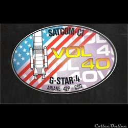 ARIANE 42P     VOL N°40  satellite  SATCOM.C1/G.STAR.4