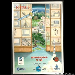 ARIANESPACE 1996  KOUROU  VOL N° 83 satellite  N-STAR b / CNES