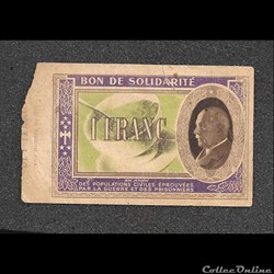 bon de solidarité 1 franc