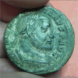 Dioclécien GENIO POPV-LI ROMANI follis Trèves, RIC 582a
