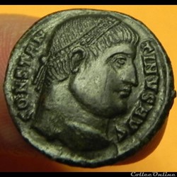 CONSTANTINUS I PROVIDEN-TIAE CAESS Nicomédie Porte de camp