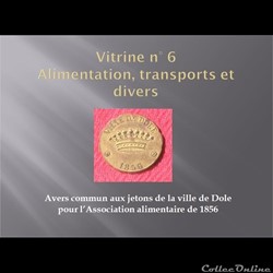 jeton  alimentation Dole 1856