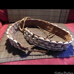 porte monnaie    PEUL ceinture de cauris